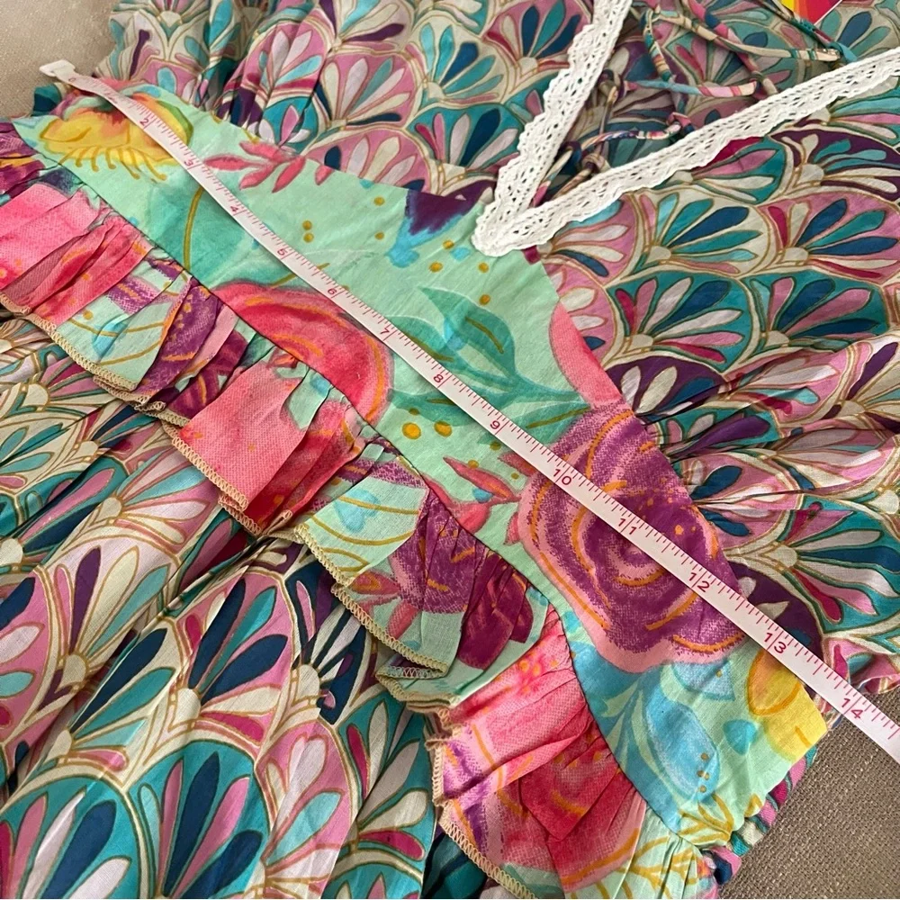 Bohemian colorful long sleeve dress - small - Picture 15 of 17